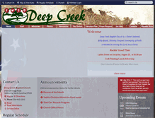 Tablet Screenshot of mydeepcreekbc.com